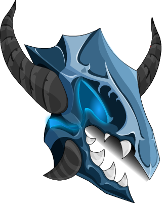 Blue Dragon Knight Helm